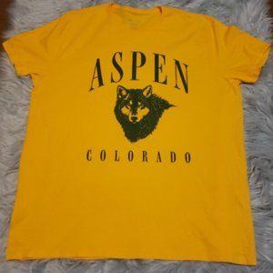 Printed Aspen Colorado Casual T-Shirt by Melrose Place- 2XL